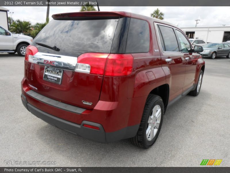 Merlot Jewel Metallic / Jet Black 2012 GMC Terrain SLE