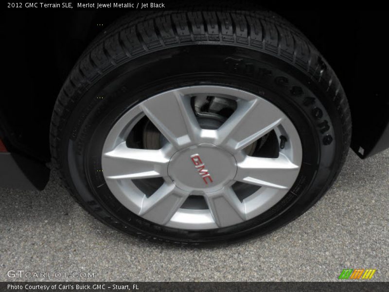 Merlot Jewel Metallic / Jet Black 2012 GMC Terrain SLE