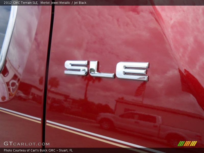 Merlot Jewel Metallic / Jet Black 2012 GMC Terrain SLE