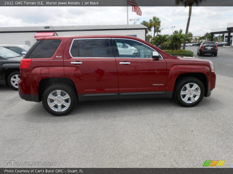 Merlot Jewel Metallic / Jet Black 2012 GMC Terrain SLE
