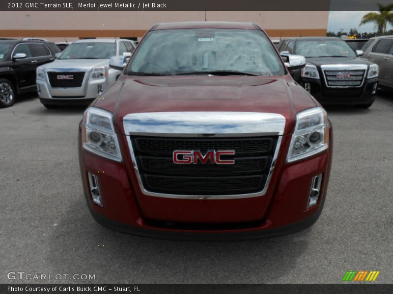 Merlot Jewel Metallic / Jet Black 2012 GMC Terrain SLE