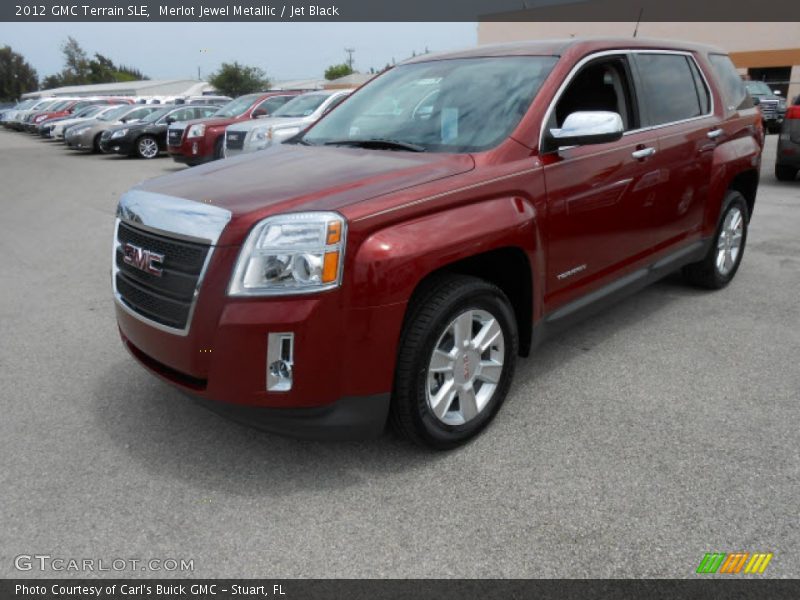 Merlot Jewel Metallic / Jet Black 2012 GMC Terrain SLE
