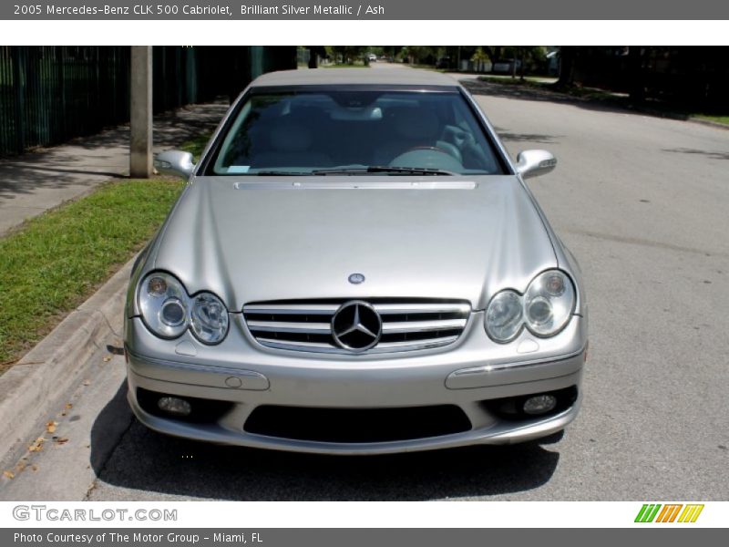 Brilliant Silver Metallic / Ash 2005 Mercedes-Benz CLK 500 Cabriolet