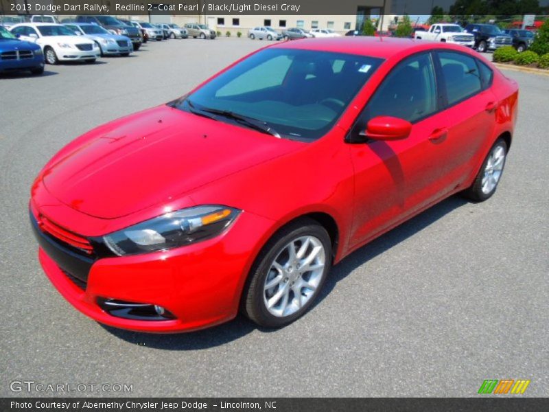 Redline 2-Coat Pearl / Black/Light Diesel Gray 2013 Dodge Dart Rallye