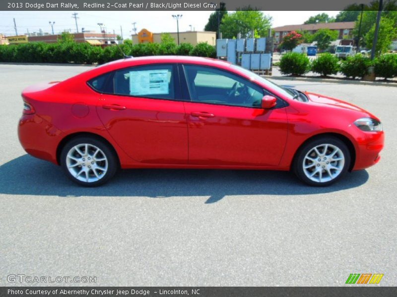 Redline 2-Coat Pearl / Black/Light Diesel Gray 2013 Dodge Dart Rallye