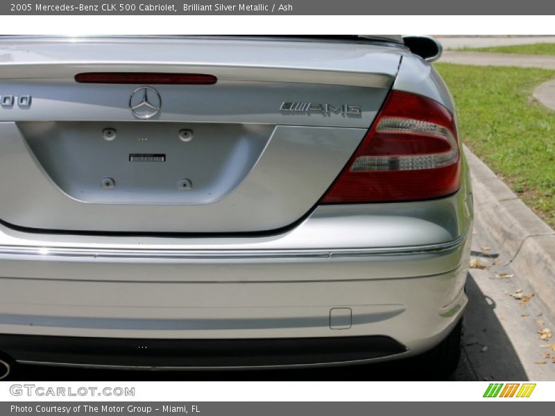 Brilliant Silver Metallic / Ash 2005 Mercedes-Benz CLK 500 Cabriolet