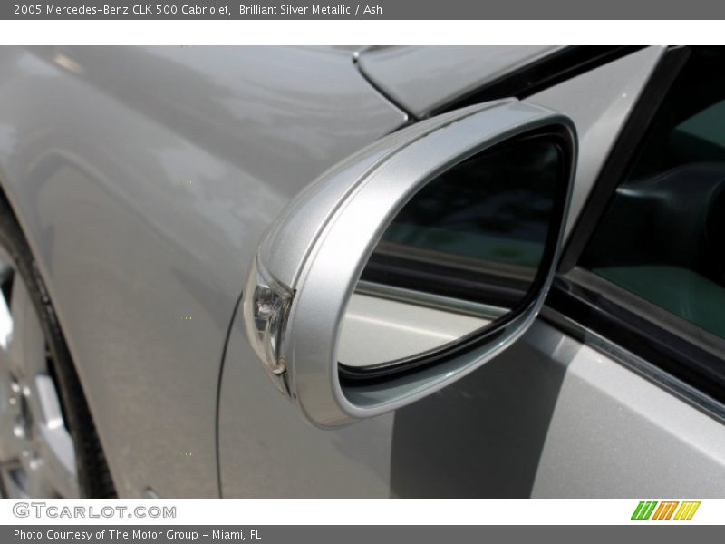 Brilliant Silver Metallic / Ash 2005 Mercedes-Benz CLK 500 Cabriolet