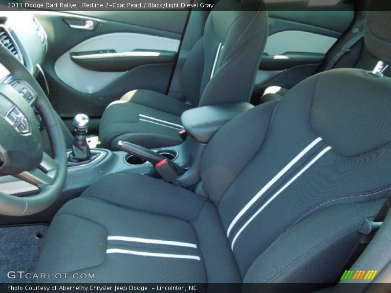 Front Seat of 2013 Dart Rallye
