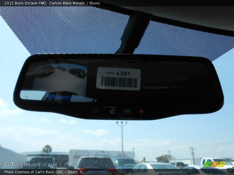 Carbon Black Metallic / Ebony 2012 Buick Enclave FWD