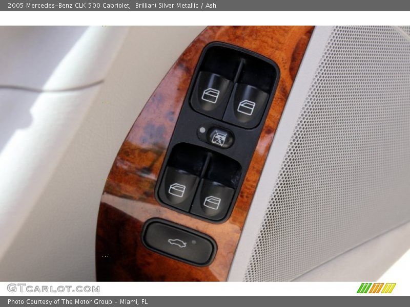 Brilliant Silver Metallic / Ash 2005 Mercedes-Benz CLK 500 Cabriolet
