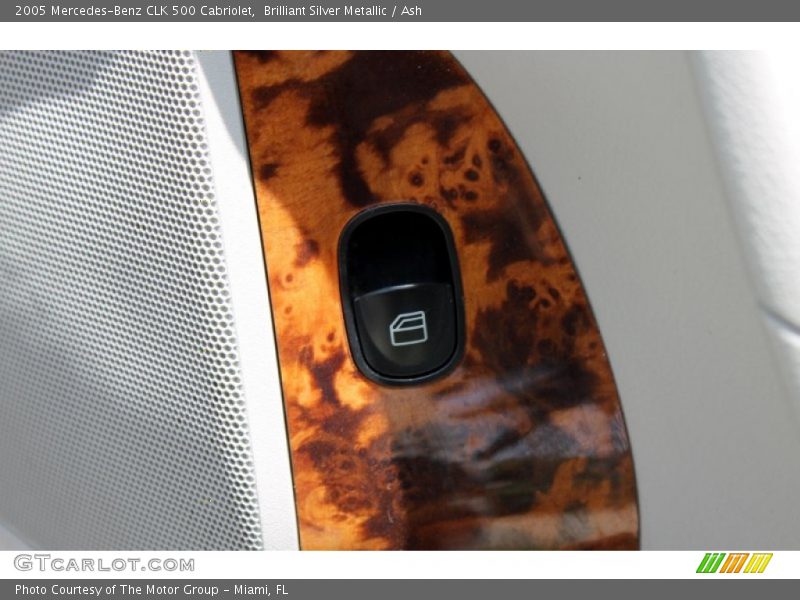 Brilliant Silver Metallic / Ash 2005 Mercedes-Benz CLK 500 Cabriolet