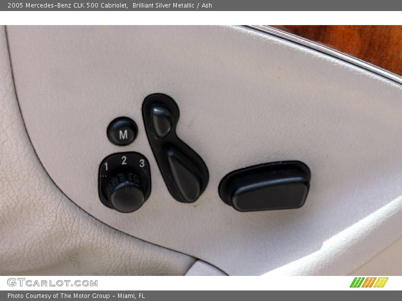 Brilliant Silver Metallic / Ash 2005 Mercedes-Benz CLK 500 Cabriolet