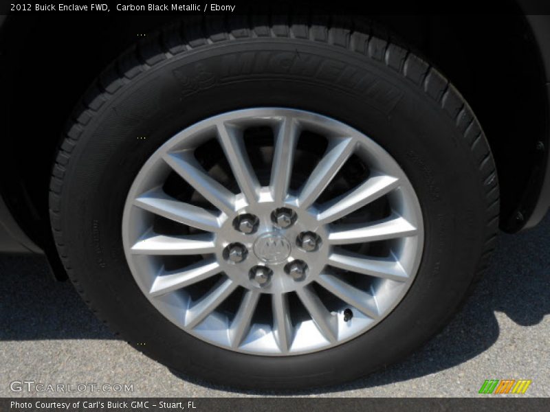 Carbon Black Metallic / Ebony 2012 Buick Enclave FWD