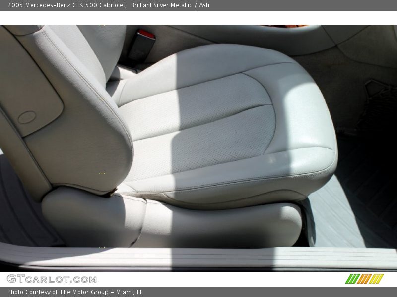 Brilliant Silver Metallic / Ash 2005 Mercedes-Benz CLK 500 Cabriolet