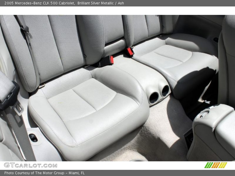 Brilliant Silver Metallic / Ash 2005 Mercedes-Benz CLK 500 Cabriolet
