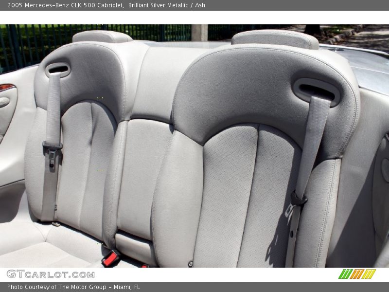 Brilliant Silver Metallic / Ash 2005 Mercedes-Benz CLK 500 Cabriolet