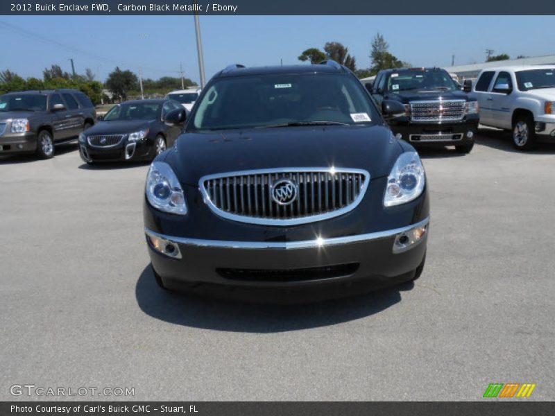 Carbon Black Metallic / Ebony 2012 Buick Enclave FWD