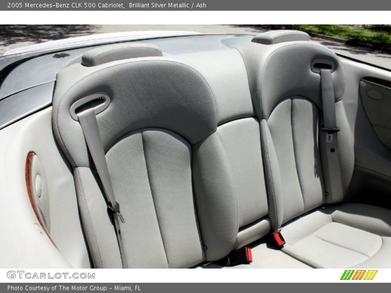 Brilliant Silver Metallic / Ash 2005 Mercedes-Benz CLK 500 Cabriolet
