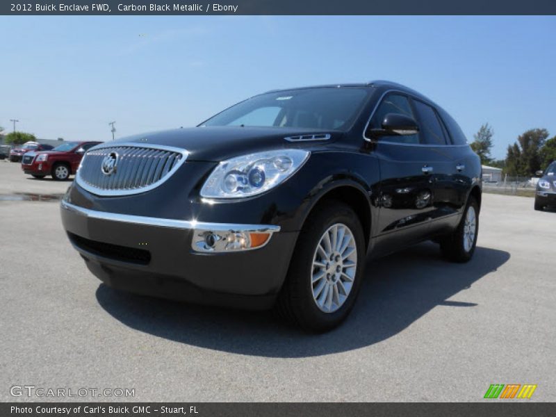 Carbon Black Metallic / Ebony 2012 Buick Enclave FWD