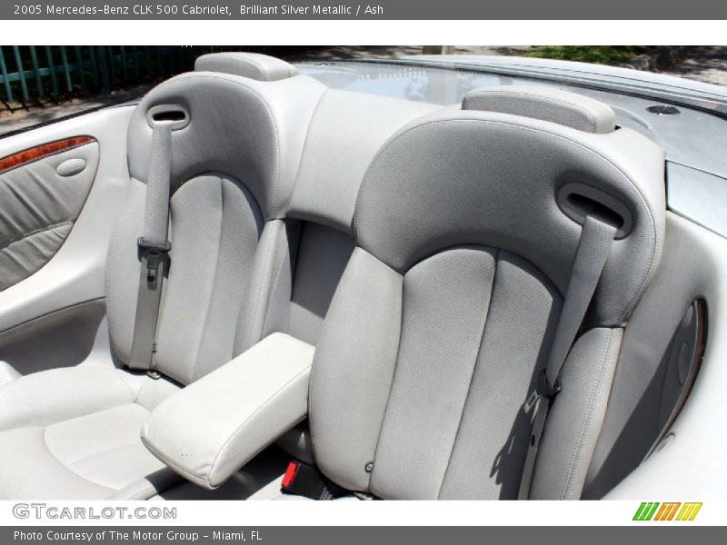 Brilliant Silver Metallic / Ash 2005 Mercedes-Benz CLK 500 Cabriolet