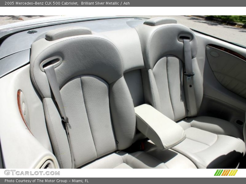Brilliant Silver Metallic / Ash 2005 Mercedes-Benz CLK 500 Cabriolet