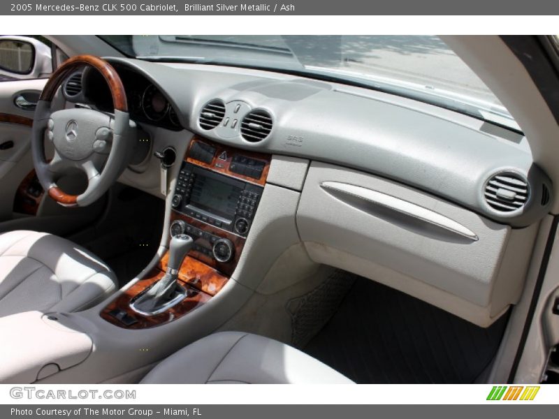 Brilliant Silver Metallic / Ash 2005 Mercedes-Benz CLK 500 Cabriolet