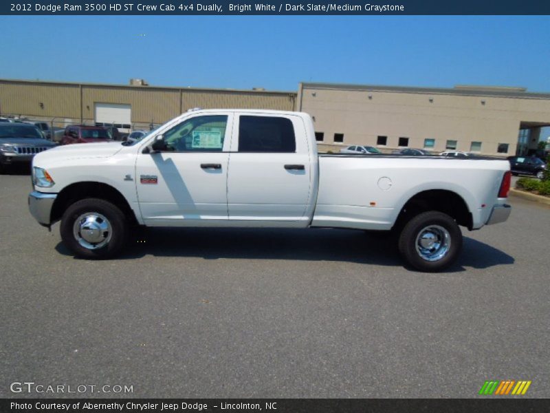  2012 Ram 3500 HD ST Crew Cab 4x4 Dually Bright White