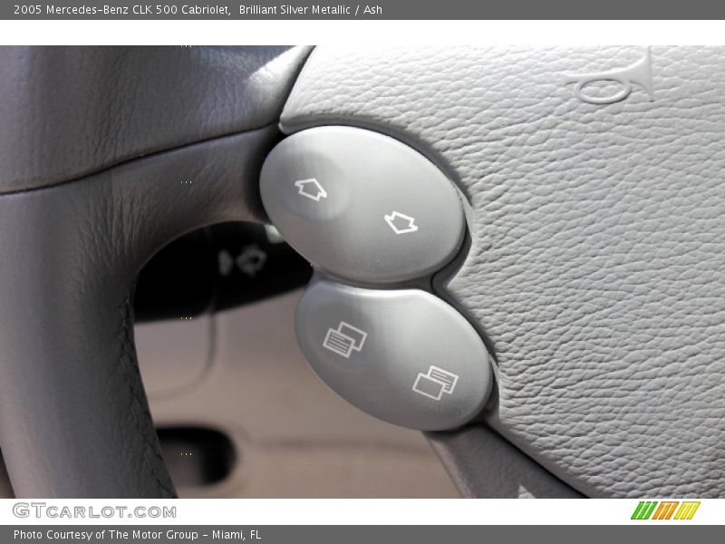 Brilliant Silver Metallic / Ash 2005 Mercedes-Benz CLK 500 Cabriolet