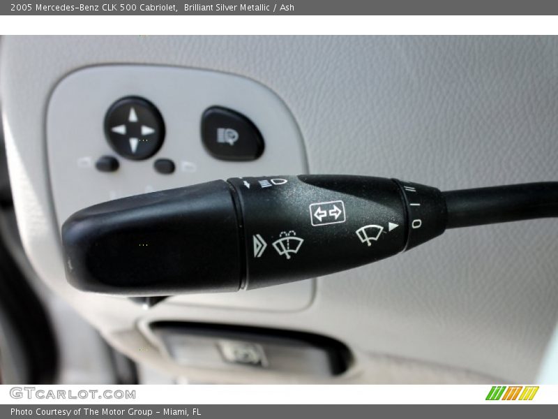 Brilliant Silver Metallic / Ash 2005 Mercedes-Benz CLK 500 Cabriolet