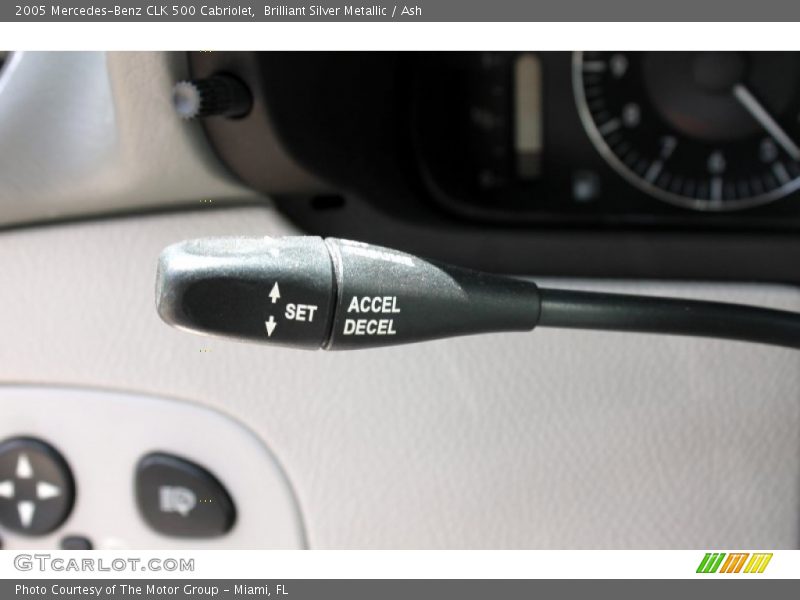 Brilliant Silver Metallic / Ash 2005 Mercedes-Benz CLK 500 Cabriolet