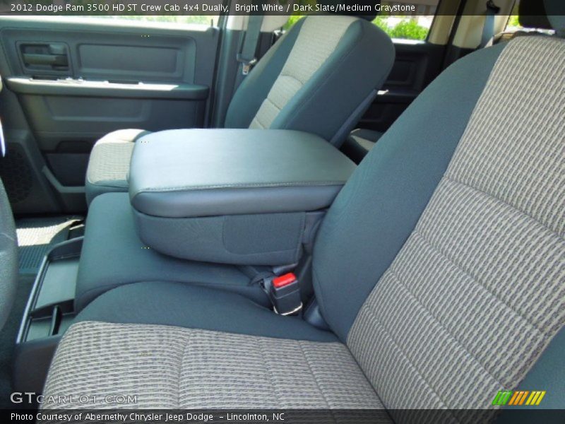 Bright White / Dark Slate/Medium Graystone 2012 Dodge Ram 3500 HD ST Crew Cab 4x4 Dually