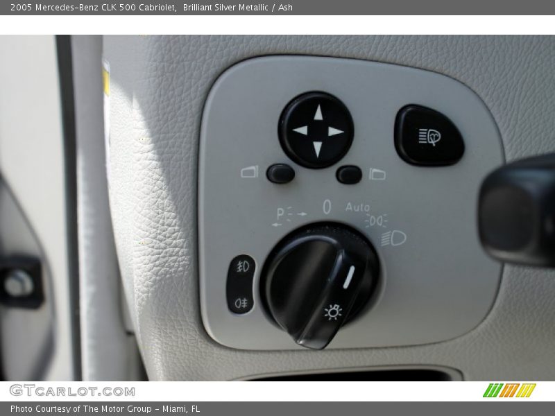 Brilliant Silver Metallic / Ash 2005 Mercedes-Benz CLK 500 Cabriolet