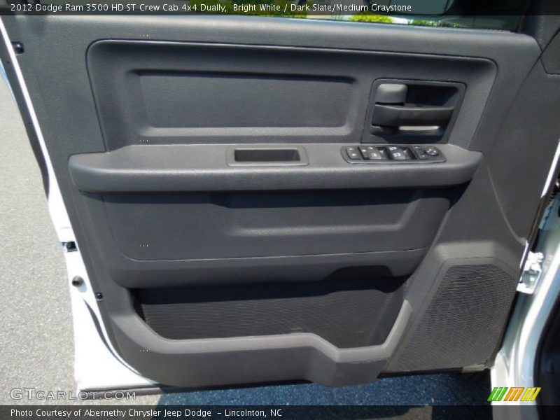 Bright White / Dark Slate/Medium Graystone 2012 Dodge Ram 3500 HD ST Crew Cab 4x4 Dually