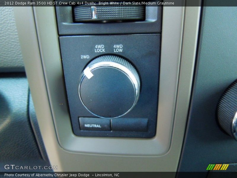 Controls of 2012 Ram 3500 HD ST Crew Cab 4x4 Dually