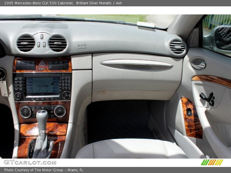 Brilliant Silver Metallic / Ash 2005 Mercedes-Benz CLK 500 Cabriolet