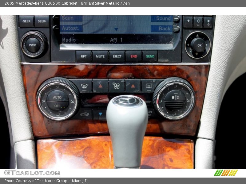 Brilliant Silver Metallic / Ash 2005 Mercedes-Benz CLK 500 Cabriolet