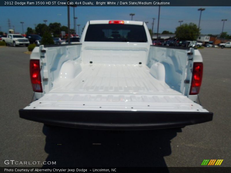 Bright White / Dark Slate/Medium Graystone 2012 Dodge Ram 3500 HD ST Crew Cab 4x4 Dually