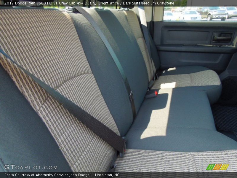 Bright White / Dark Slate/Medium Graystone 2012 Dodge Ram 3500 HD ST Crew Cab 4x4 Dually