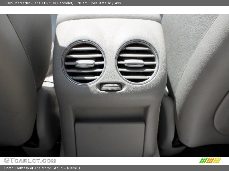 Brilliant Silver Metallic / Ash 2005 Mercedes-Benz CLK 500 Cabriolet