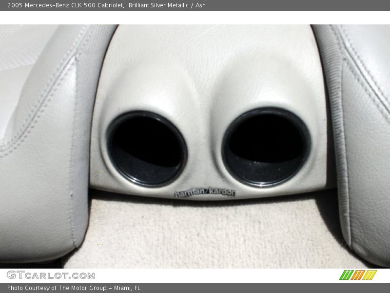 Brilliant Silver Metallic / Ash 2005 Mercedes-Benz CLK 500 Cabriolet
