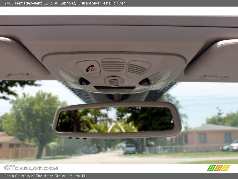 Brilliant Silver Metallic / Ash 2005 Mercedes-Benz CLK 500 Cabriolet