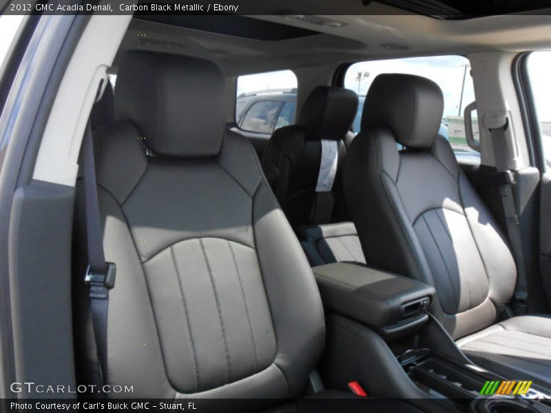 Carbon Black Metallic / Ebony 2012 GMC Acadia Denali
