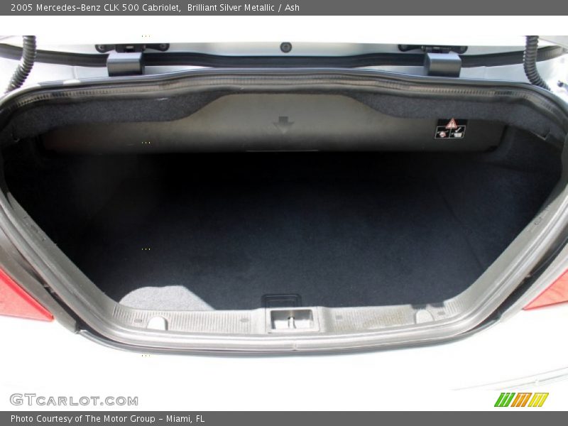 Brilliant Silver Metallic / Ash 2005 Mercedes-Benz CLK 500 Cabriolet