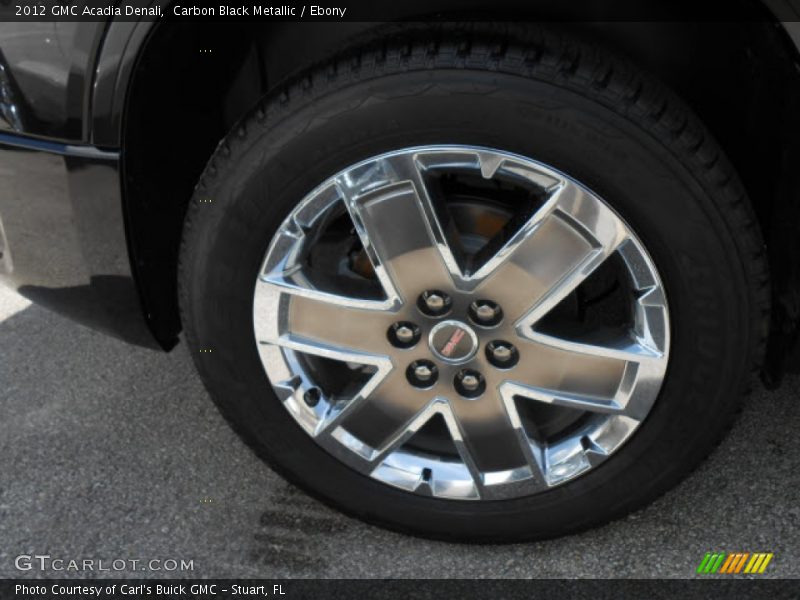 Carbon Black Metallic / Ebony 2012 GMC Acadia Denali