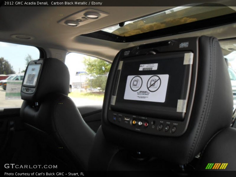 Carbon Black Metallic / Ebony 2012 GMC Acadia Denali