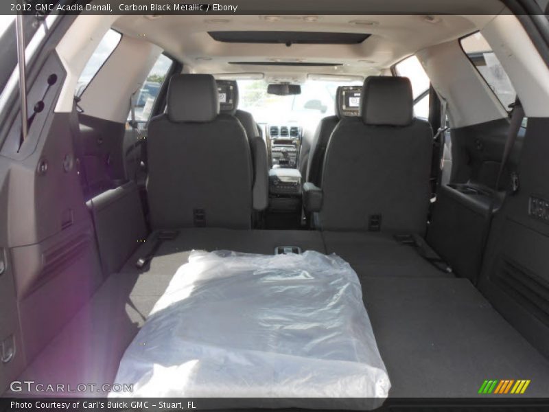 Carbon Black Metallic / Ebony 2012 GMC Acadia Denali