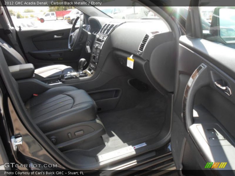 Carbon Black Metallic / Ebony 2012 GMC Acadia Denali