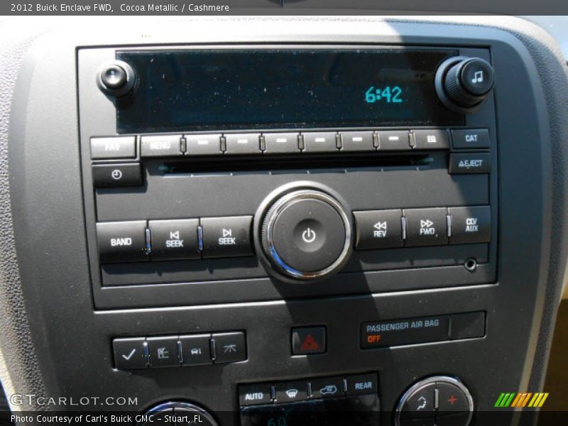Cocoa Metallic / Cashmere 2012 Buick Enclave FWD