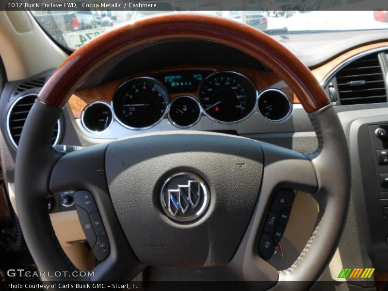 Cocoa Metallic / Cashmere 2012 Buick Enclave FWD