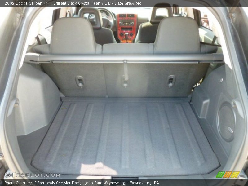Brilliant Black Crystal Pearl / Dark Slate Gray/Red 2009 Dodge Caliber R/T